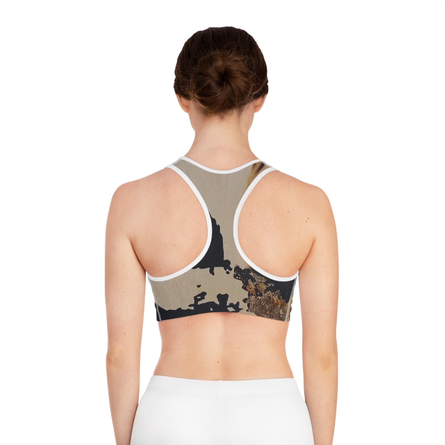 Le Pistolet Fumant Sports Bra (AOP)