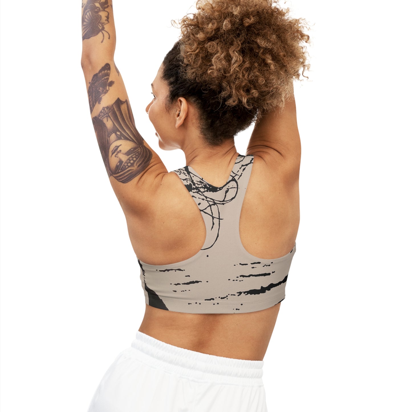 Brigitte Seamless Sports Bra (AOP)