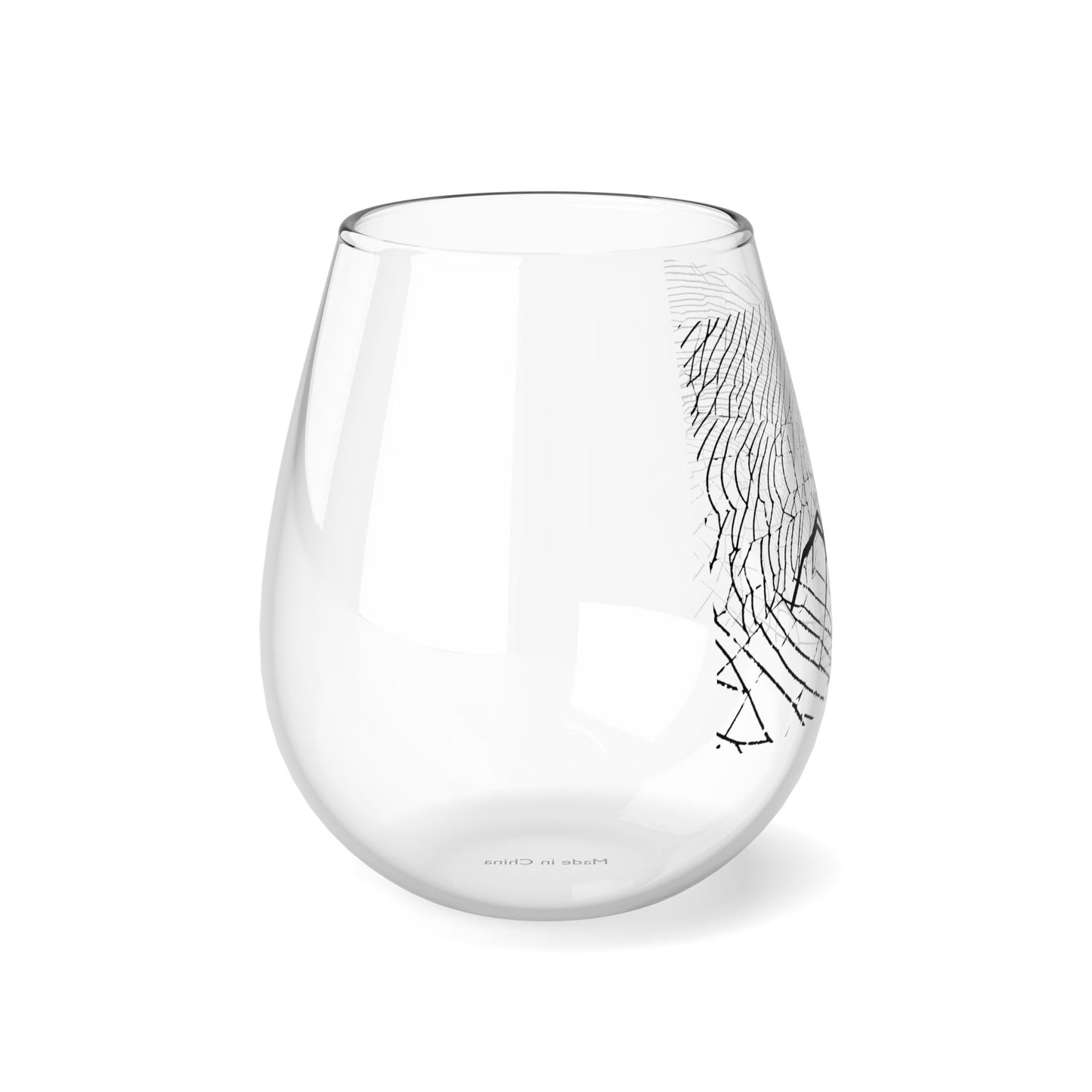 Widow Dance Stemless Wine Glass, 11.75oz