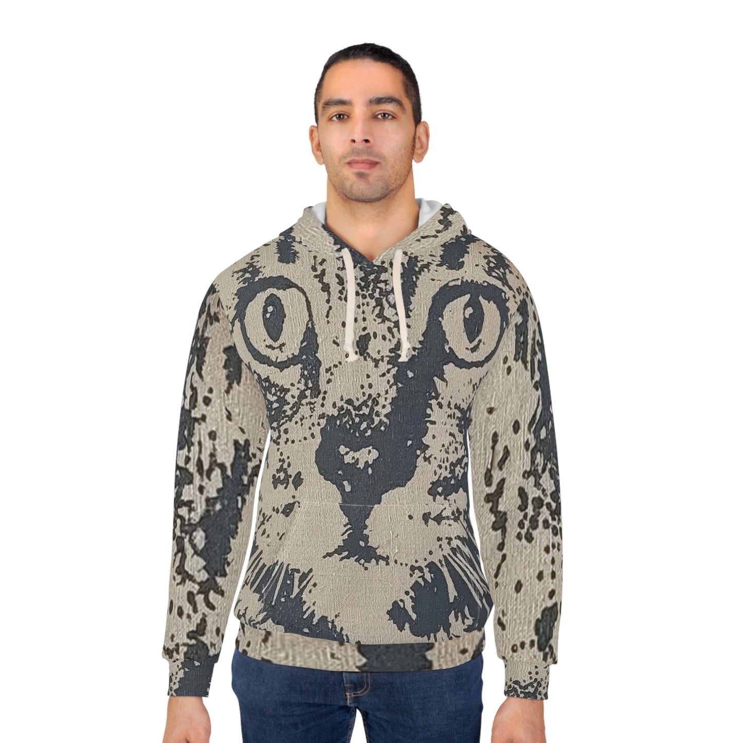 Jimi Unisex Pullover Hoodie (AOP)