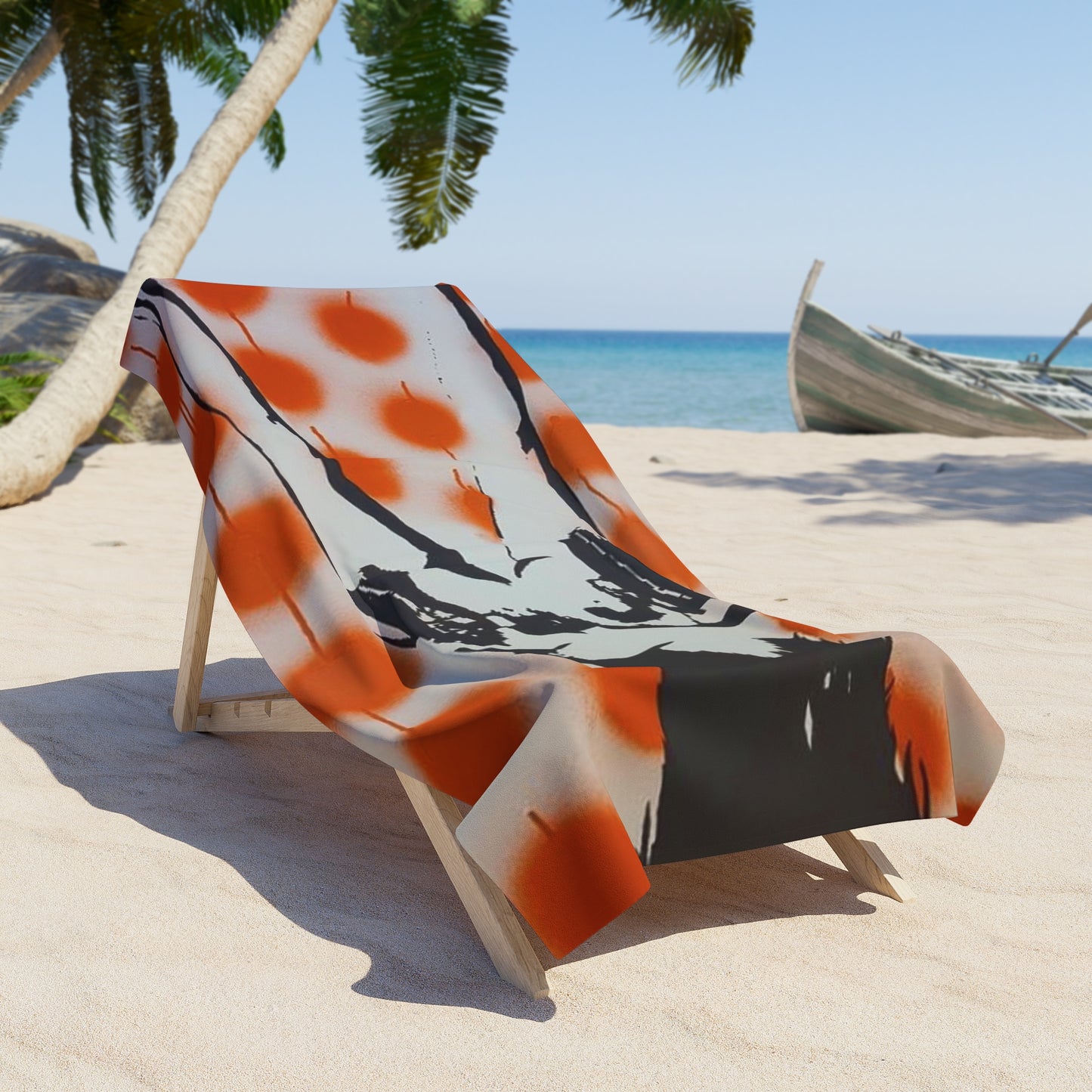 Behind My Back Beach Towel