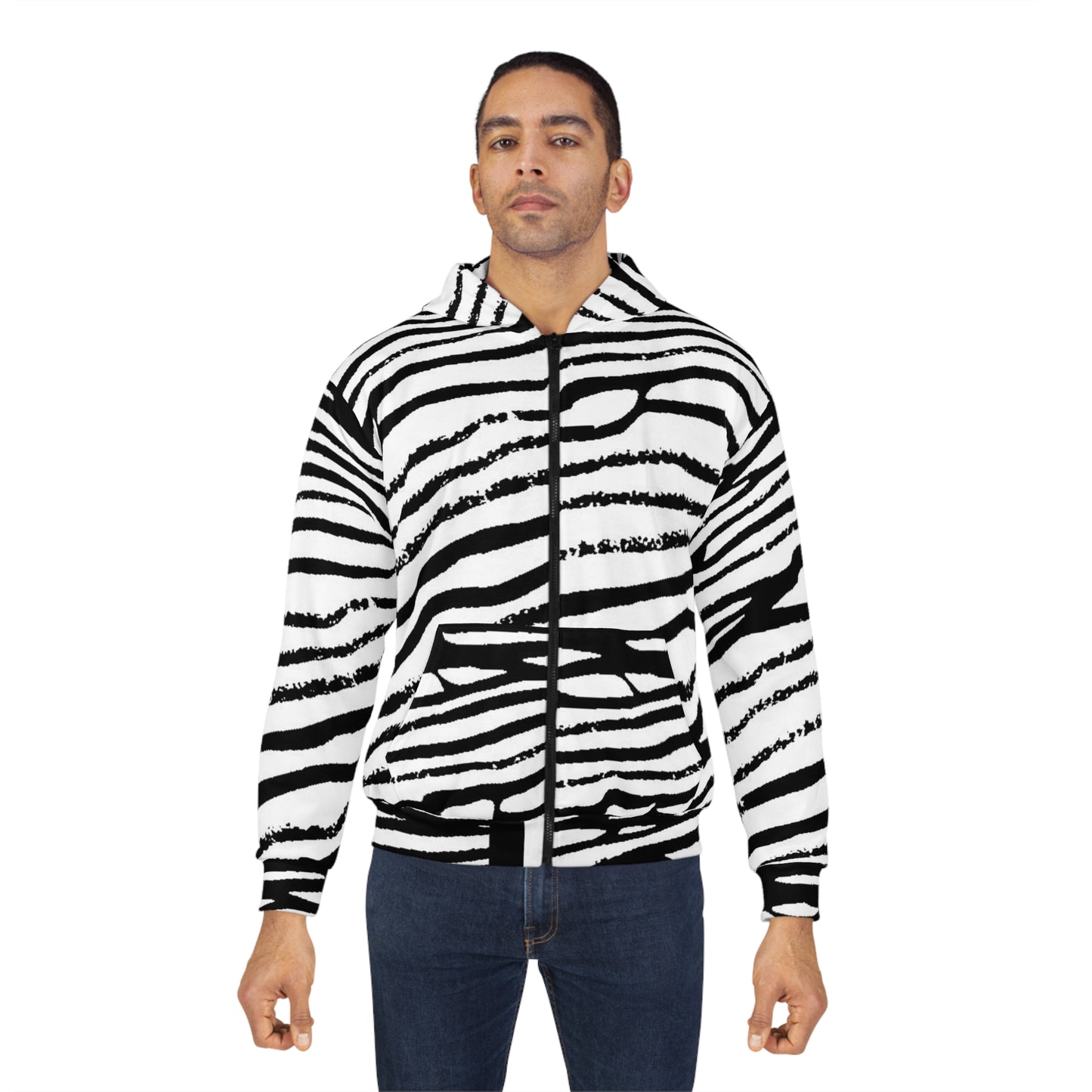 Deep Unisex Zip Hoodie (AOP)