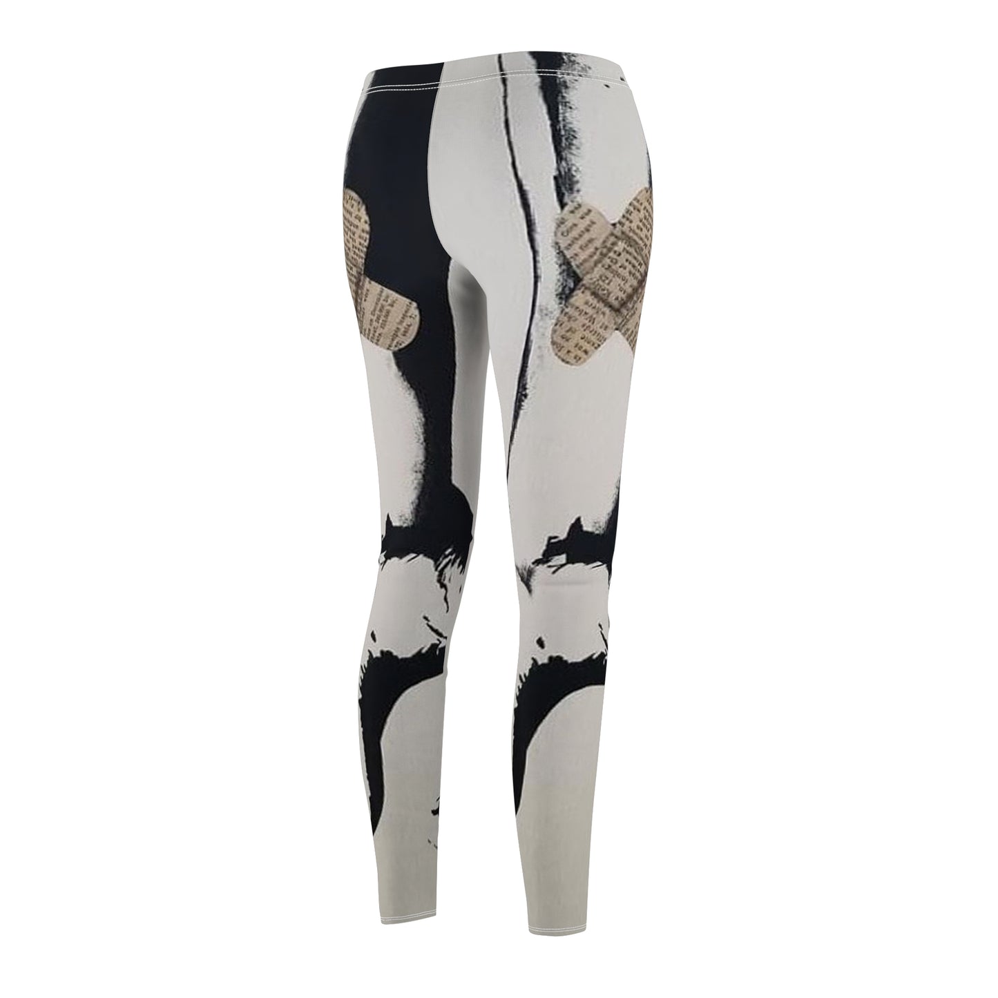 Beauty Is Pain Women's Cut & Sew Casual Leggings (AOP)