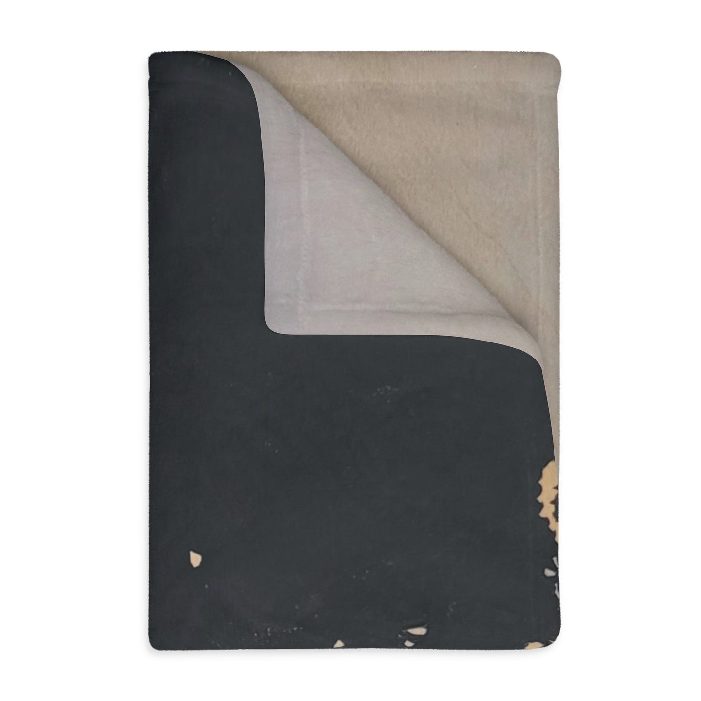 Le Duo Velveteen Microfiber Blanket (Two-sided print)