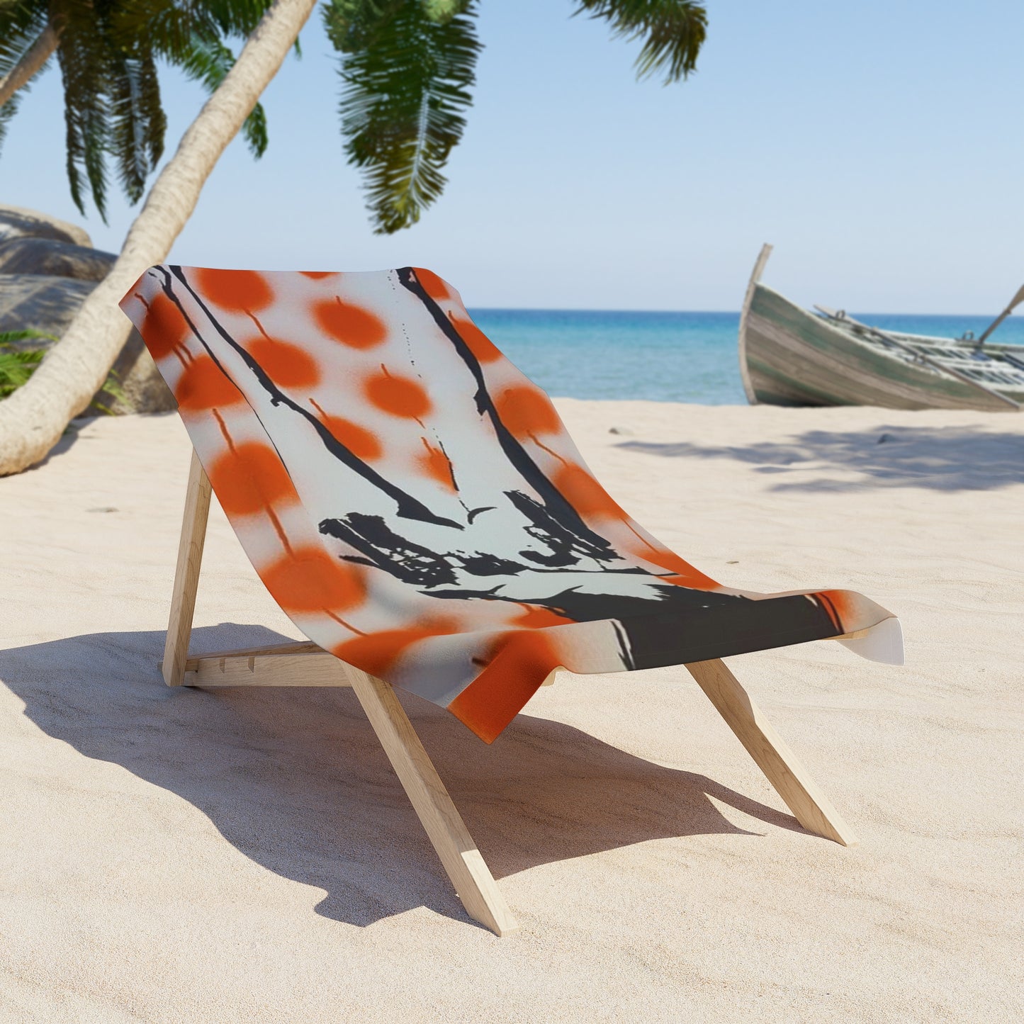Behind My Back Beach Towel