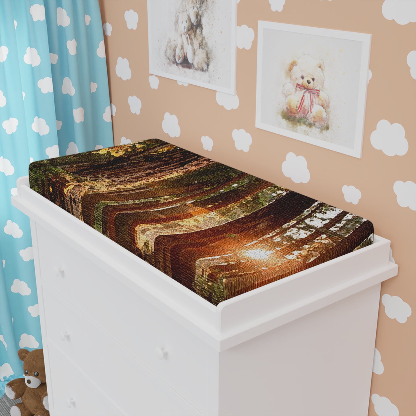 Forest Baby Changing Pad Cover