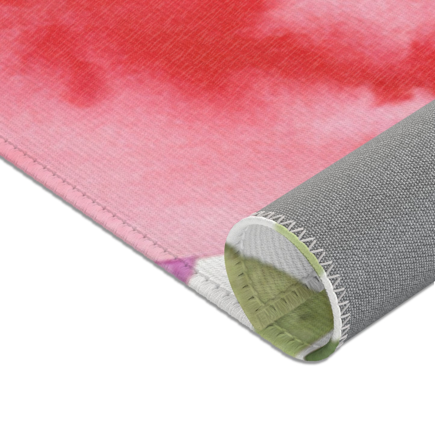 Flower Watercolor Area Rugs