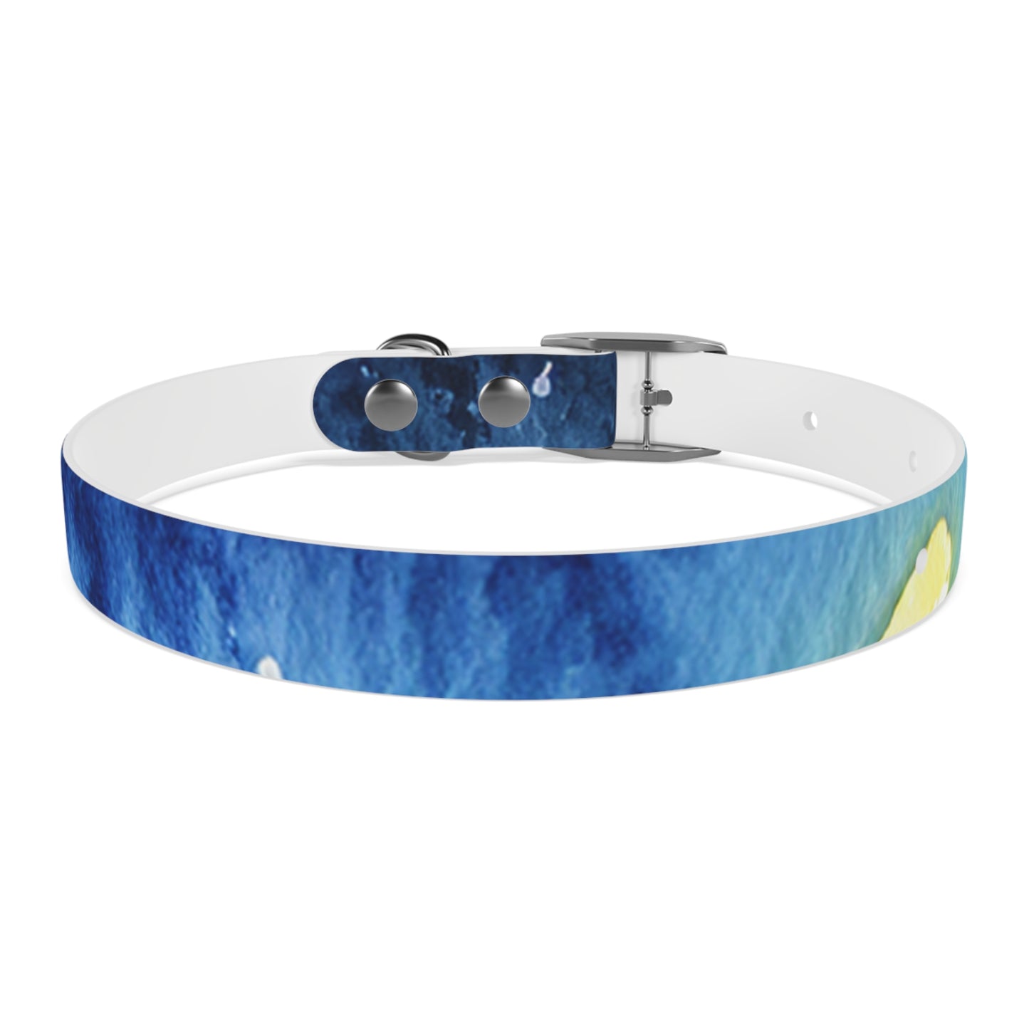 Night Watercolor Dog Collar