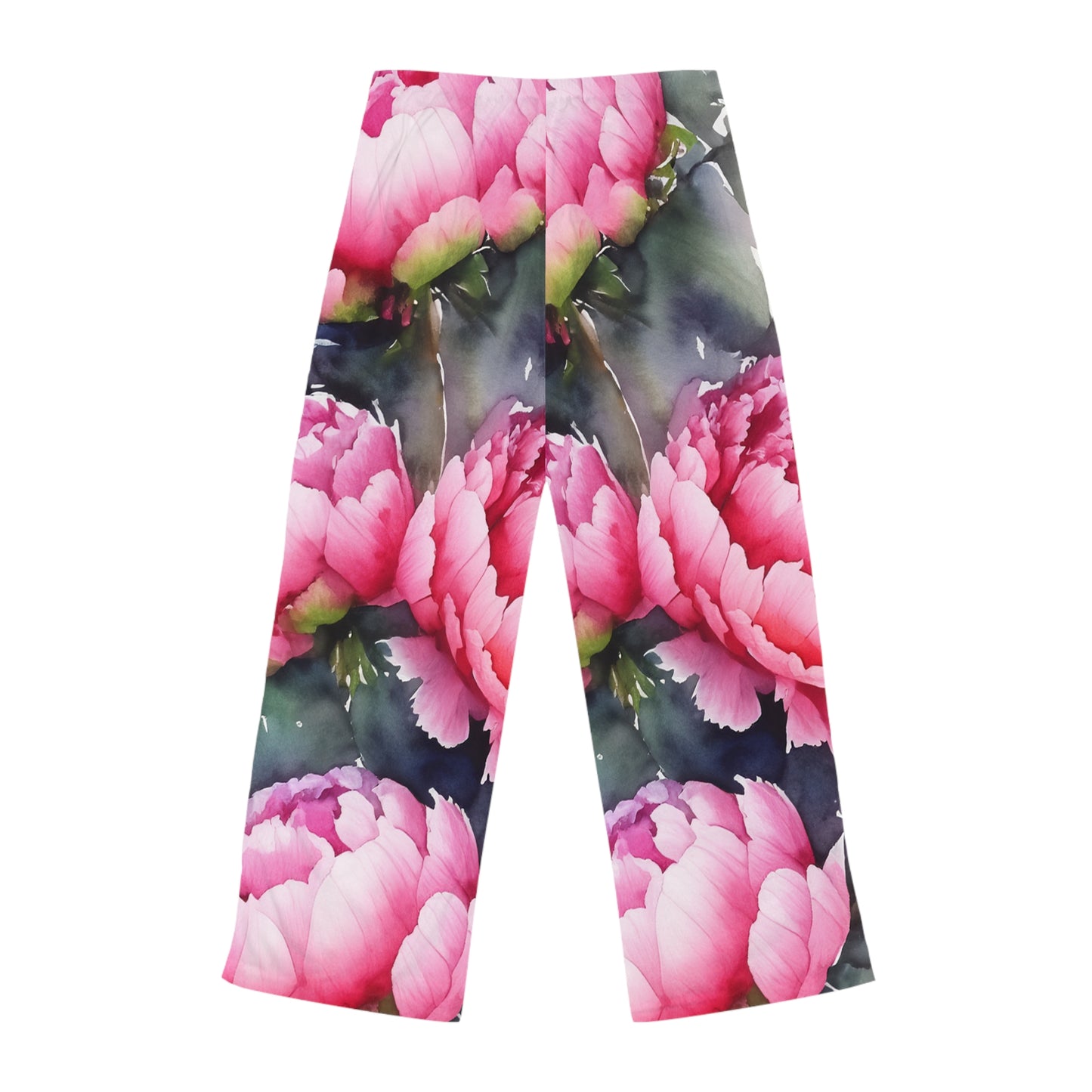 Peony Watercolor Women's Pajama Pants (AOP)