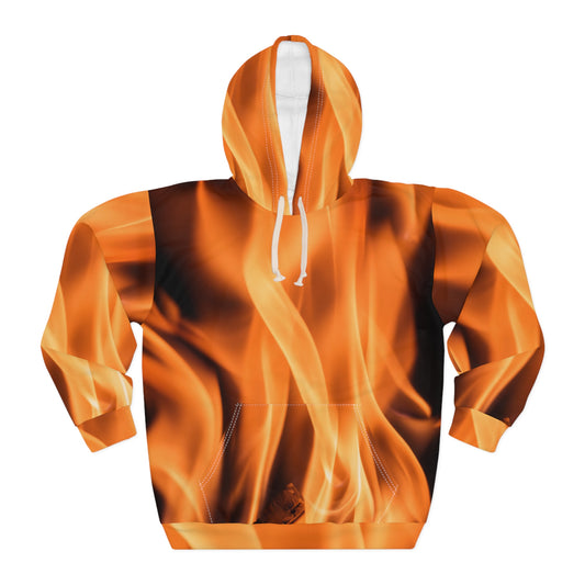 Fire Unisex Pullover Hoodie (AOP)