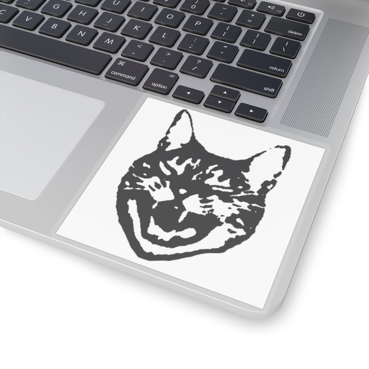 Laughing Cat Kiss-Cut Stickers