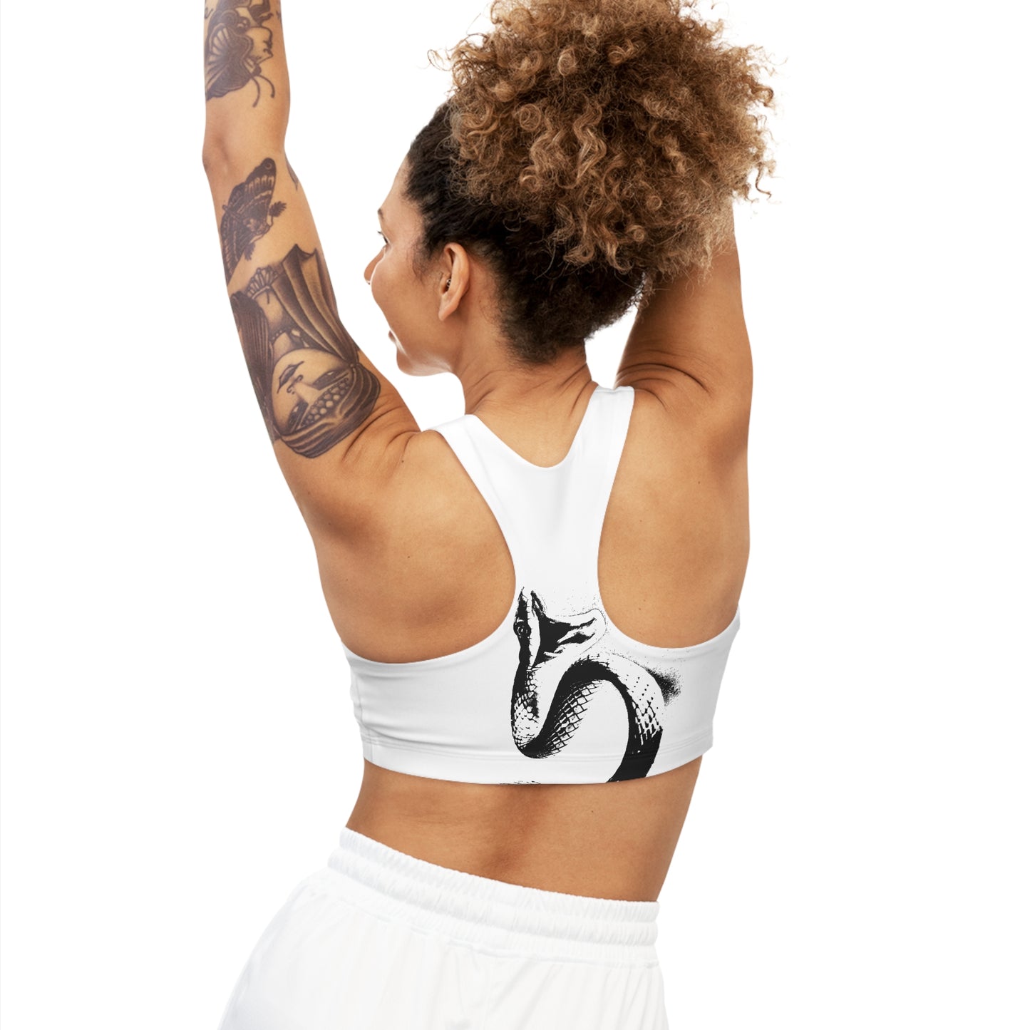 Snake Seamless Sports Bra (AOP)