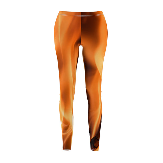 Fire Women's Cut & Sew Casual Leggings (AOP)