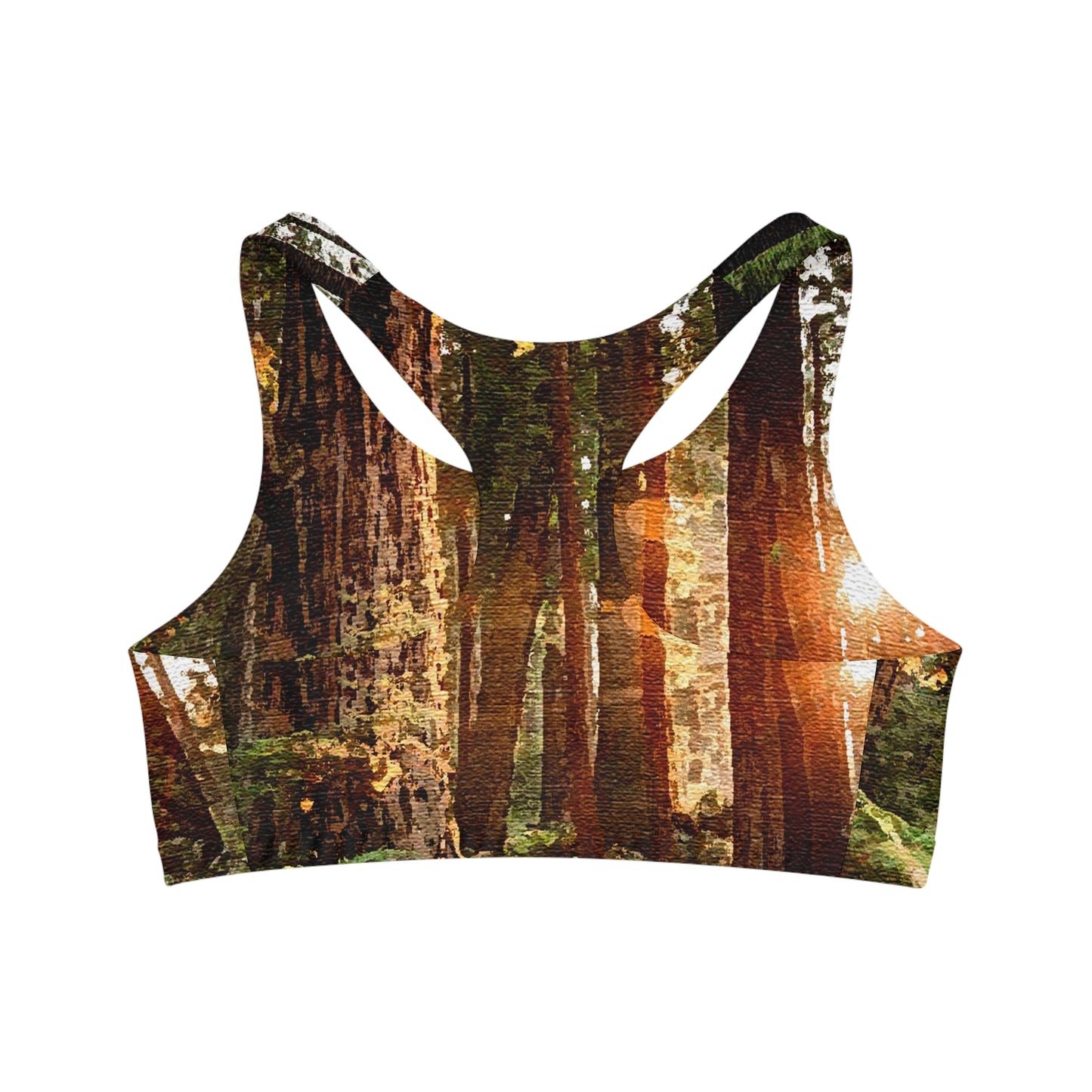 Forest Seamless Sports Bra (AOP)