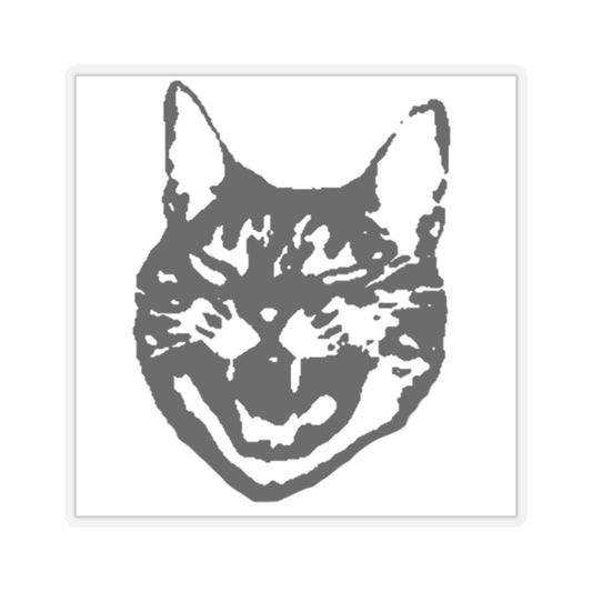 Laughing Cat Kiss-Cut Stickers