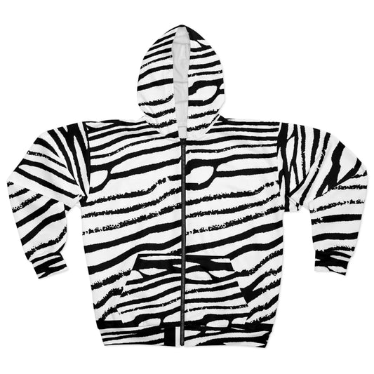 Deep Unisex Zip Hoodie (AOP)