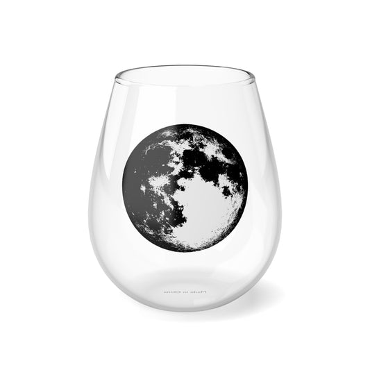 Moon Stemless Wine Glass, 11.75oz