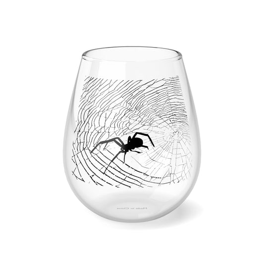 Widow Dance Stemless Wine Glass, 11.75oz