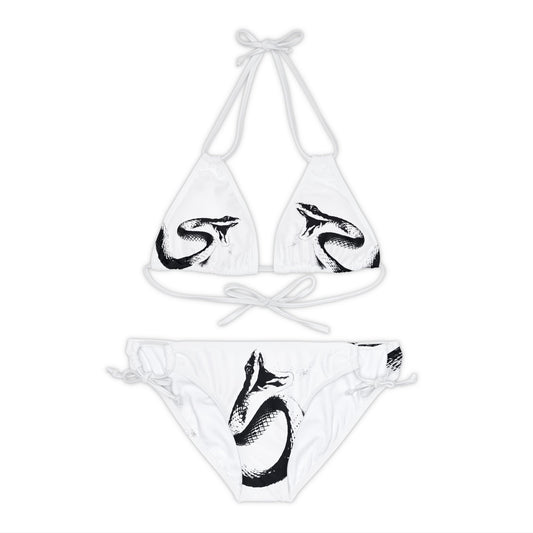 Snake Strappy Bikini Set (AOP)