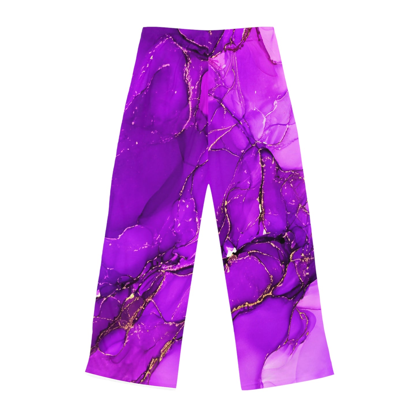 Purple Women's Pajama Pants (AOP)