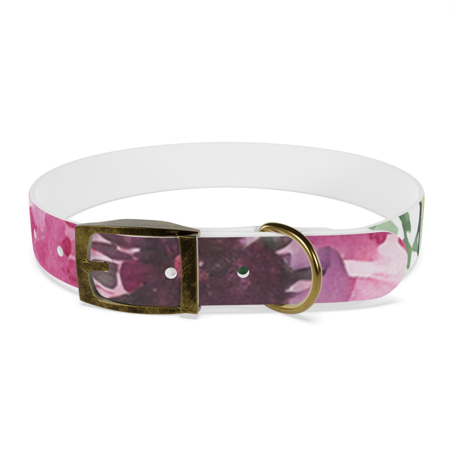 Floral Watercolor Dog Collar