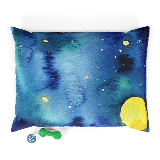 Night watercolor Pet Bed