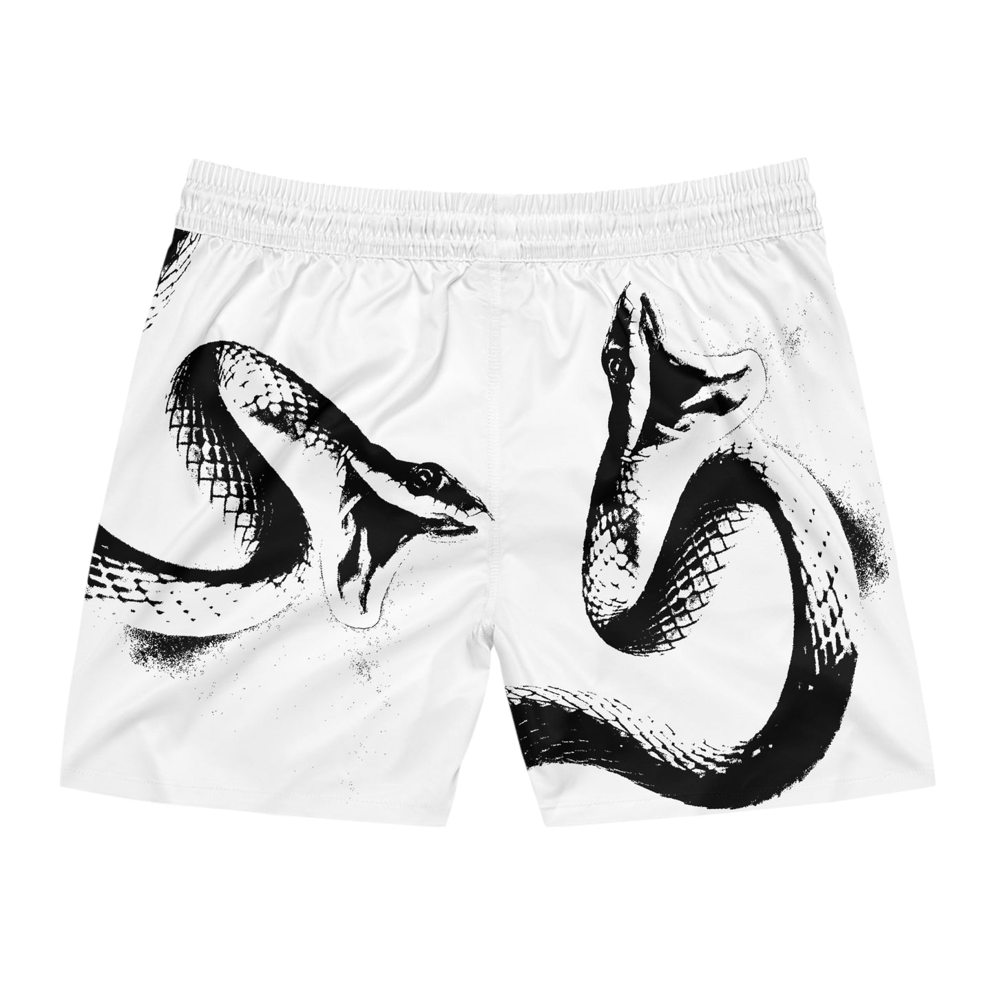 Snake Men's Mid-Length Swim Shorts (AOP)