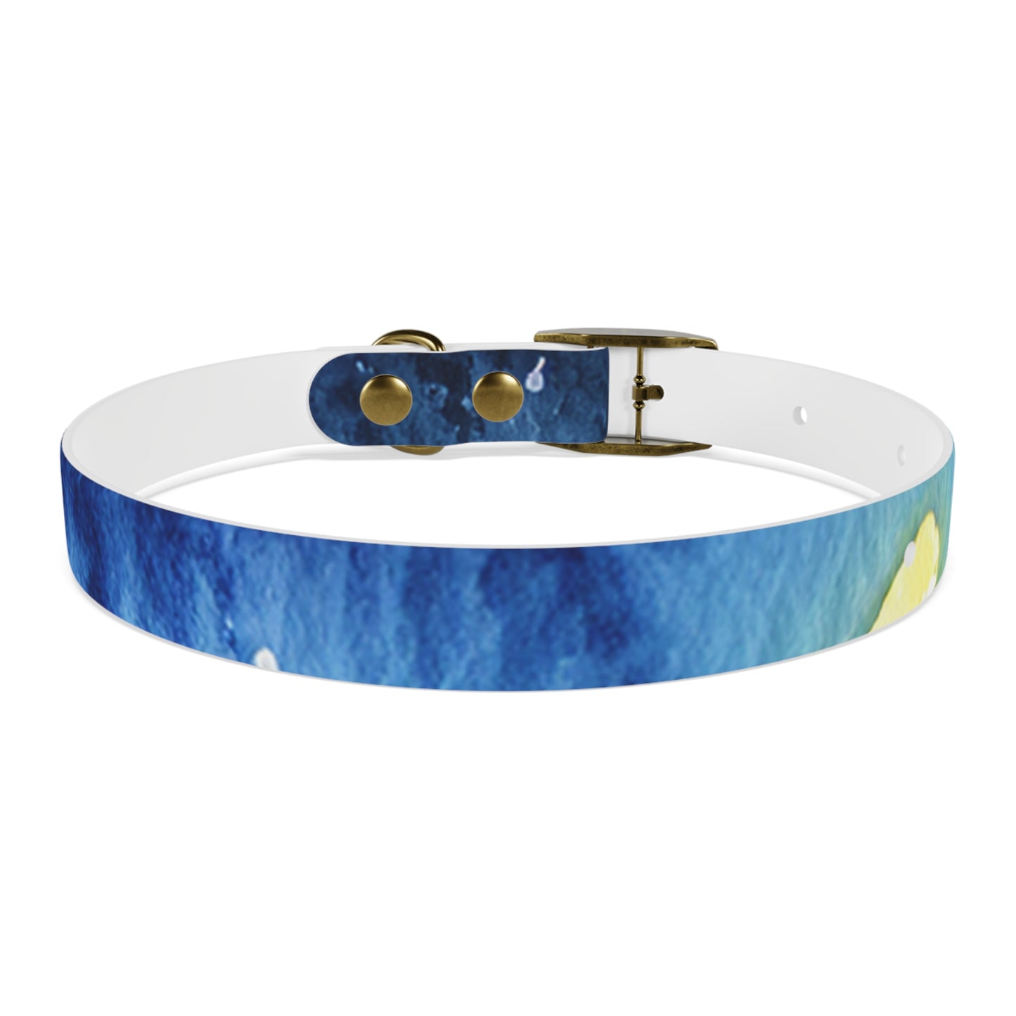 Night Watercolor Dog Collar