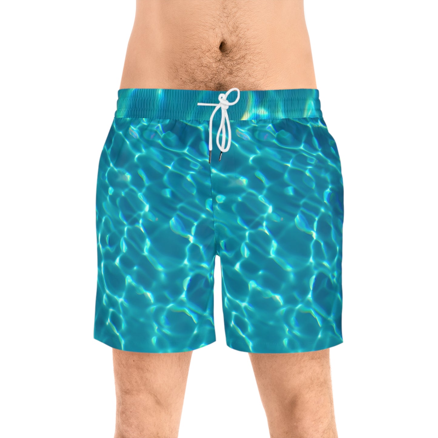 Water Men's Mid-Length Swim Shorts (AOP)