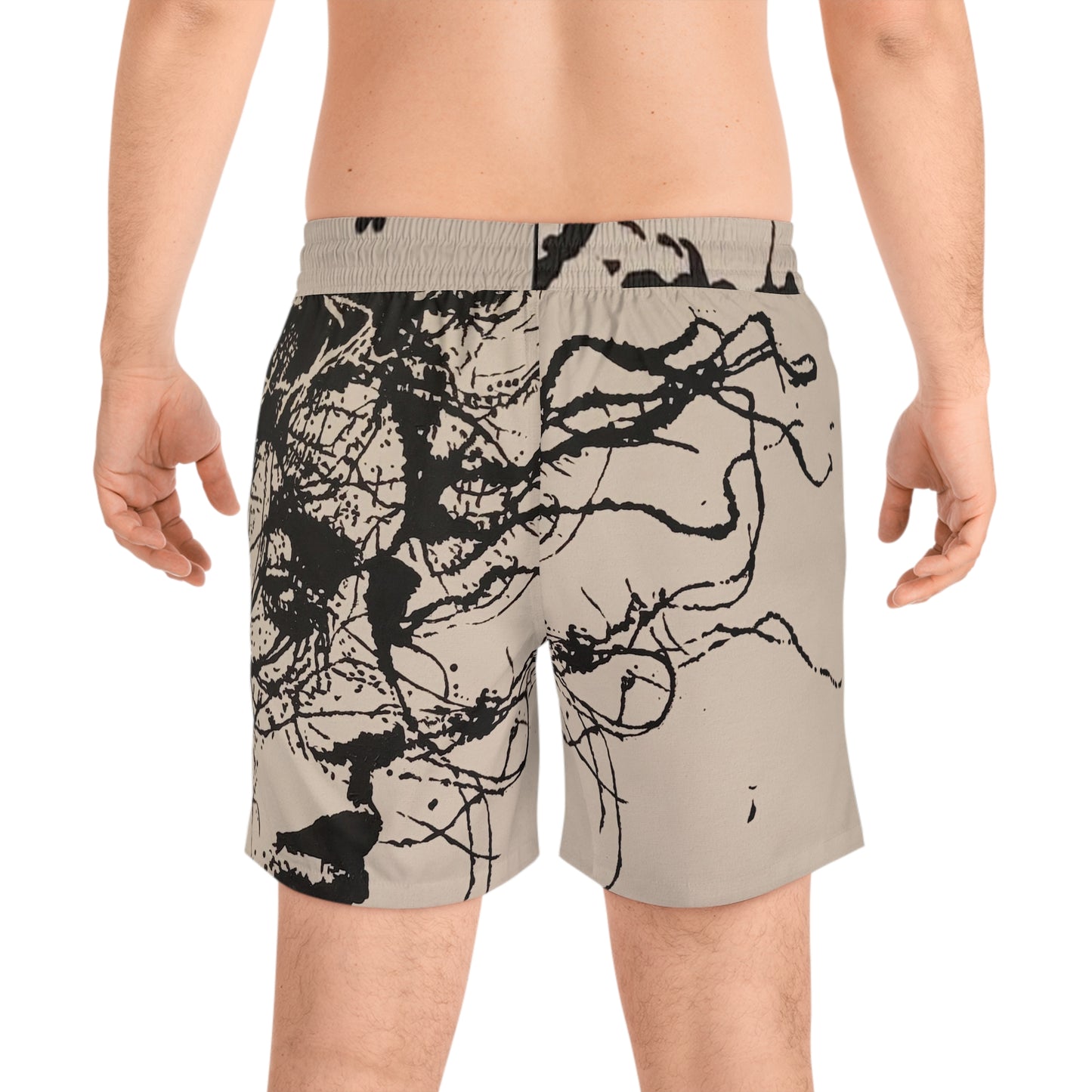 Brigette Men's Mid-Length Swim Shorts (AOP)