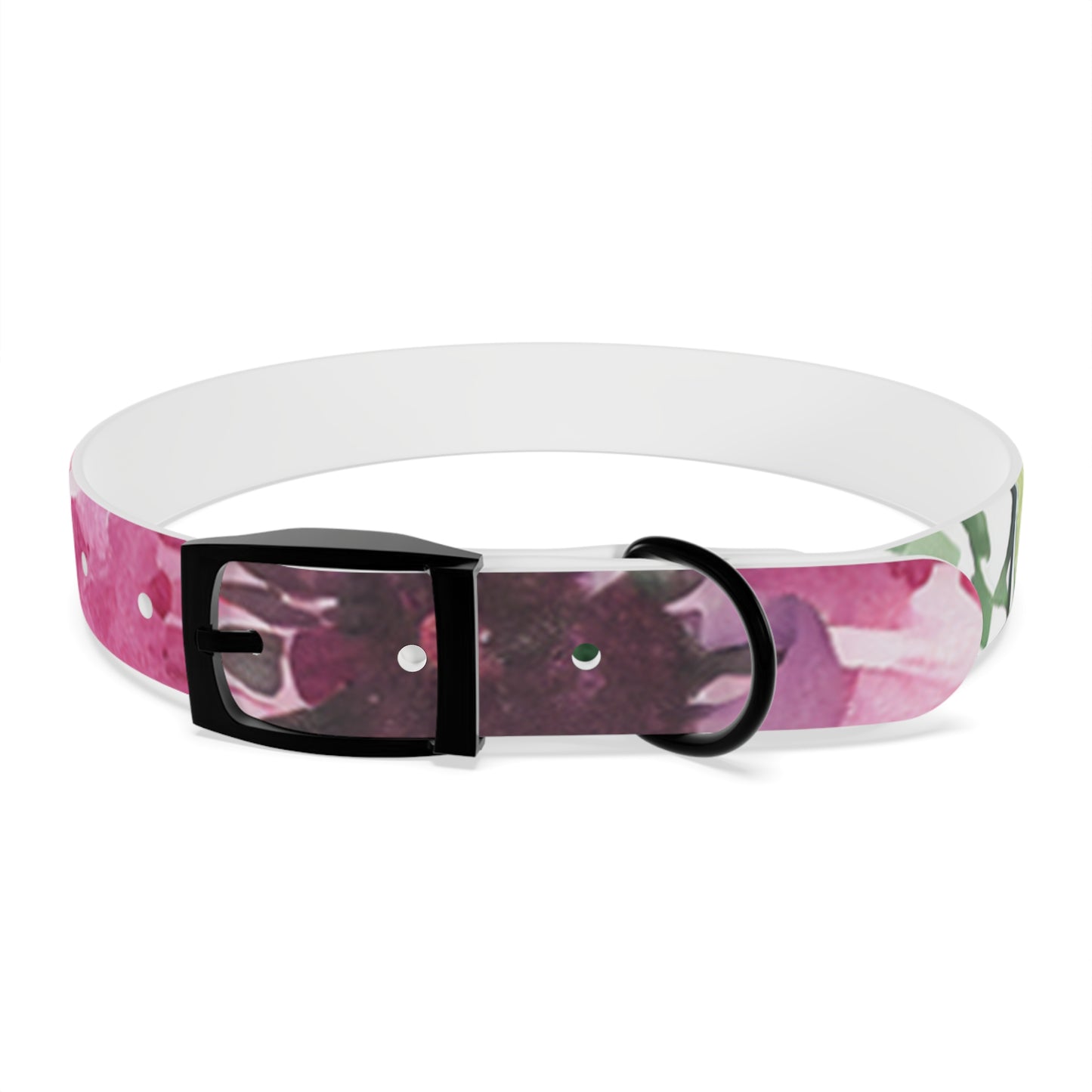 Floral Watercolor Dog Collar