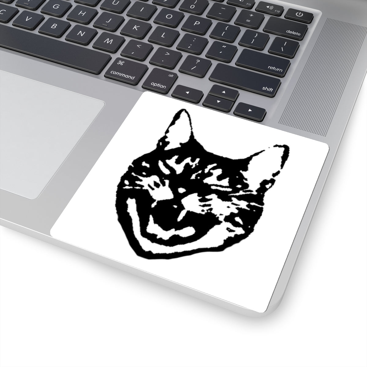 Laughing Cat Kiss-Cut Stickers