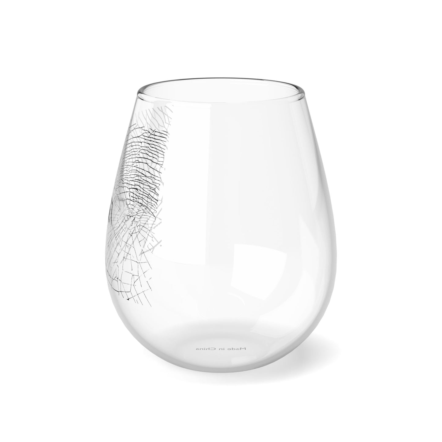 Widow Dance Stemless Wine Glass, 11.75oz