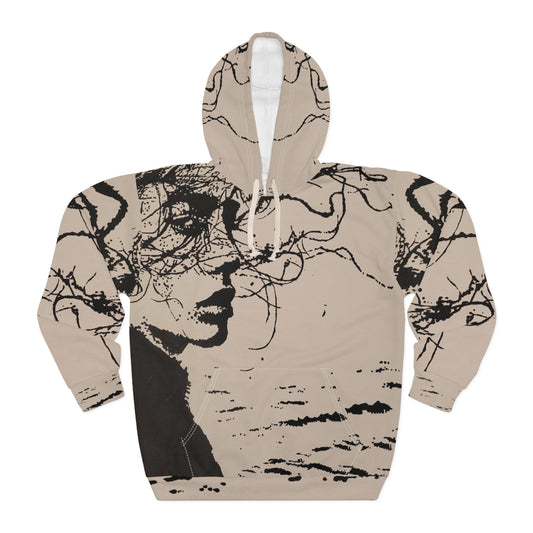 Brigitte Unisex Pullover Hoodie (AOP)