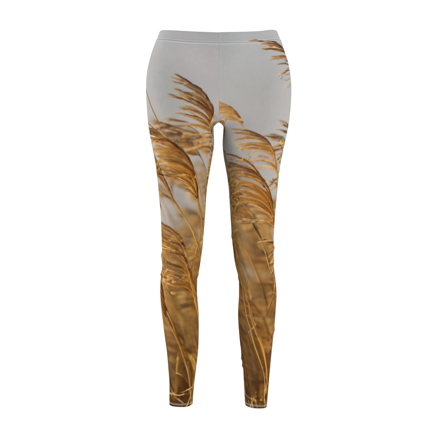 Golden Grass Women's Cut & Sew Casual Leggings (AOP)