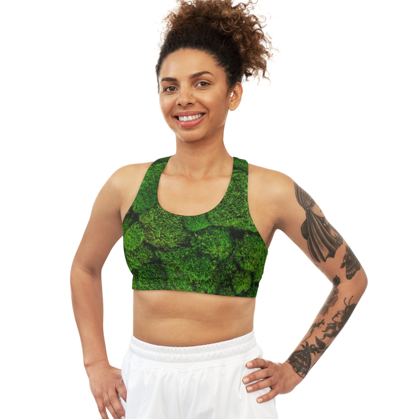 Moss Seamless Sports Bra (AOP)