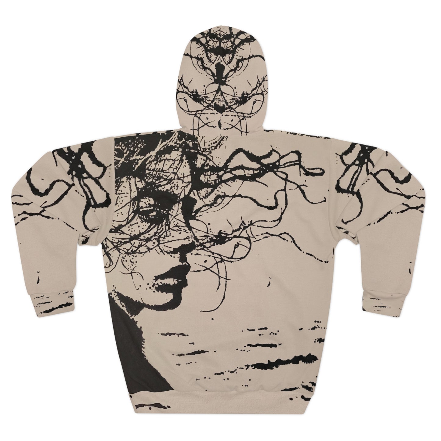 Brigitte Unisex Pullover Hoodie (AOP)