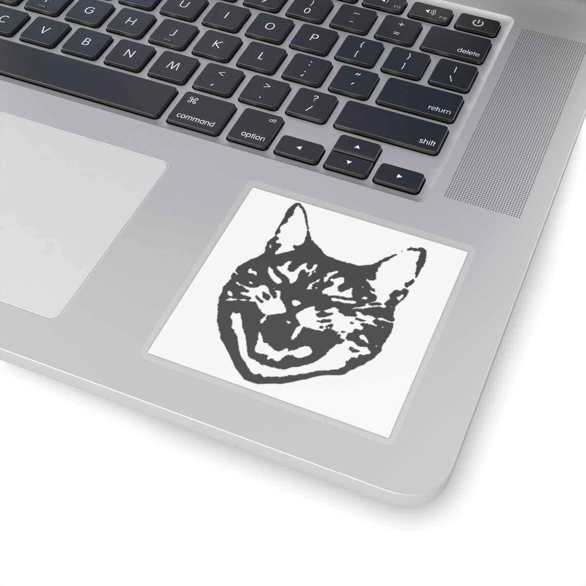 Laughing Cat Kiss-Cut Stickers