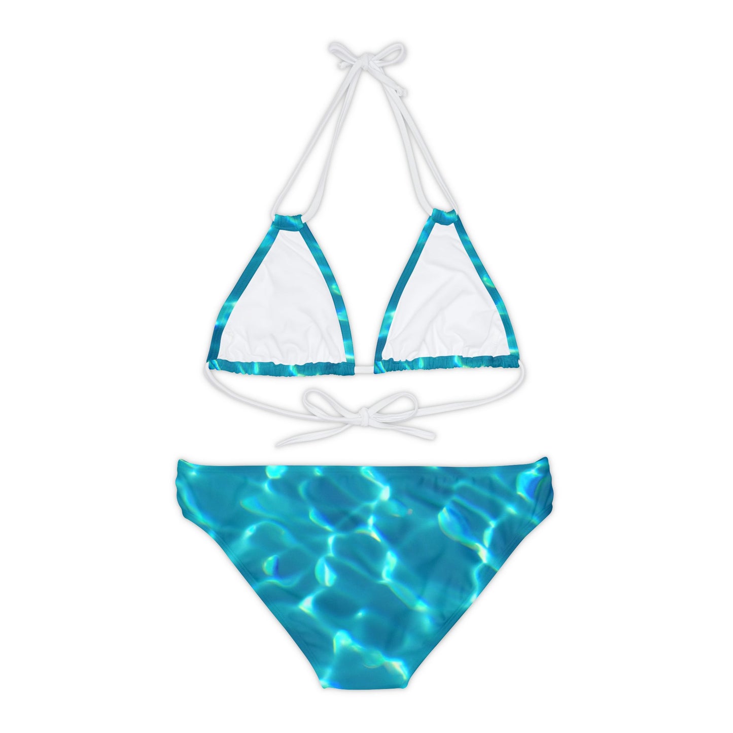 Water Strappy Bikini Set (AOP)