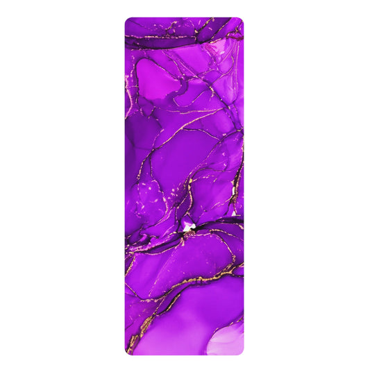 Purple Rubber Yoga Mat