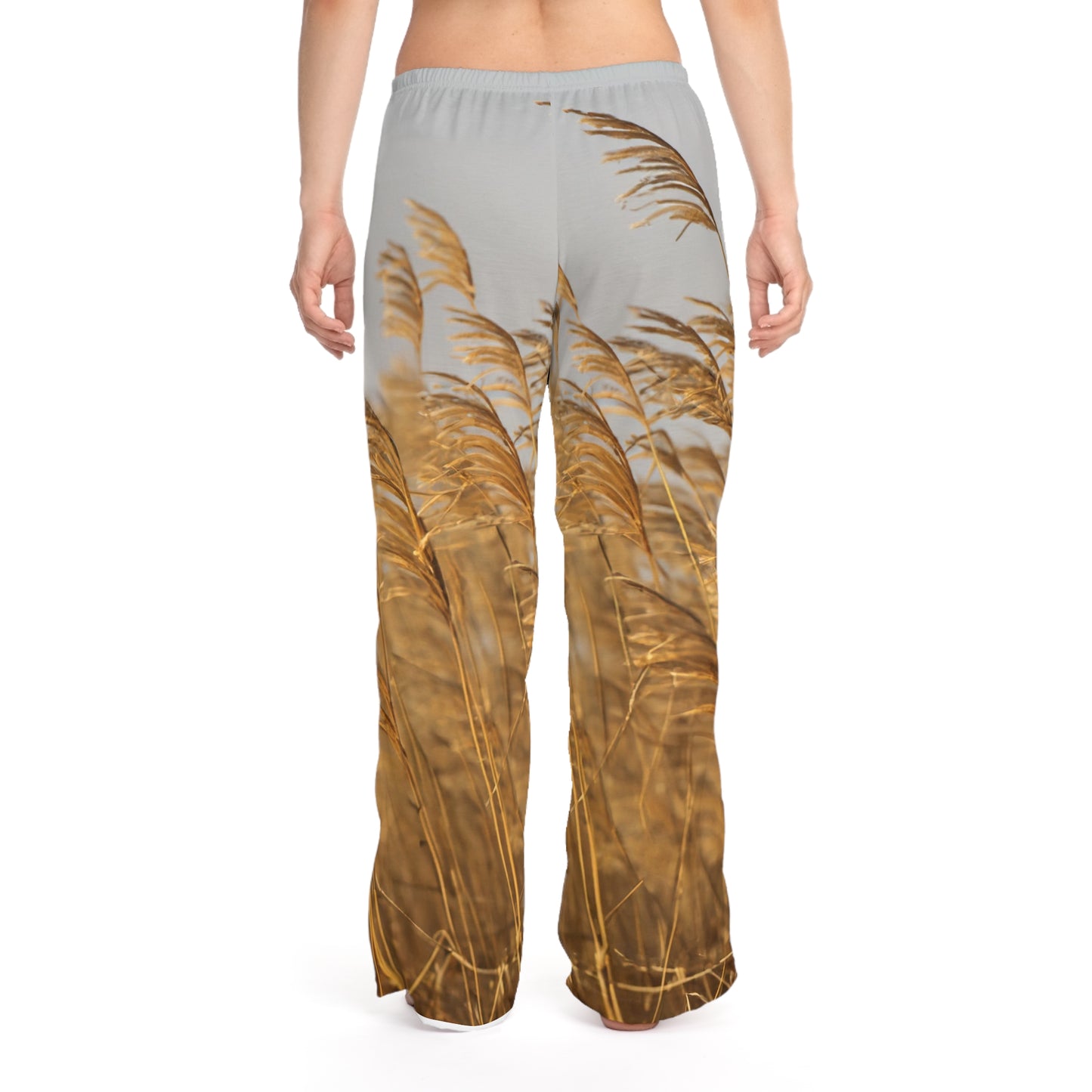 Golden Grass Women's Pajama Pants (AOP)