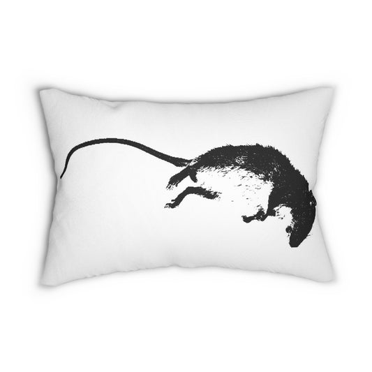 Rat Spun Polyester Lumbar Pillow