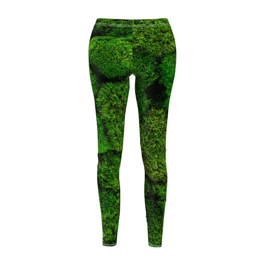 Moss Women's Cut & Sew Casual Leggings (AOP)