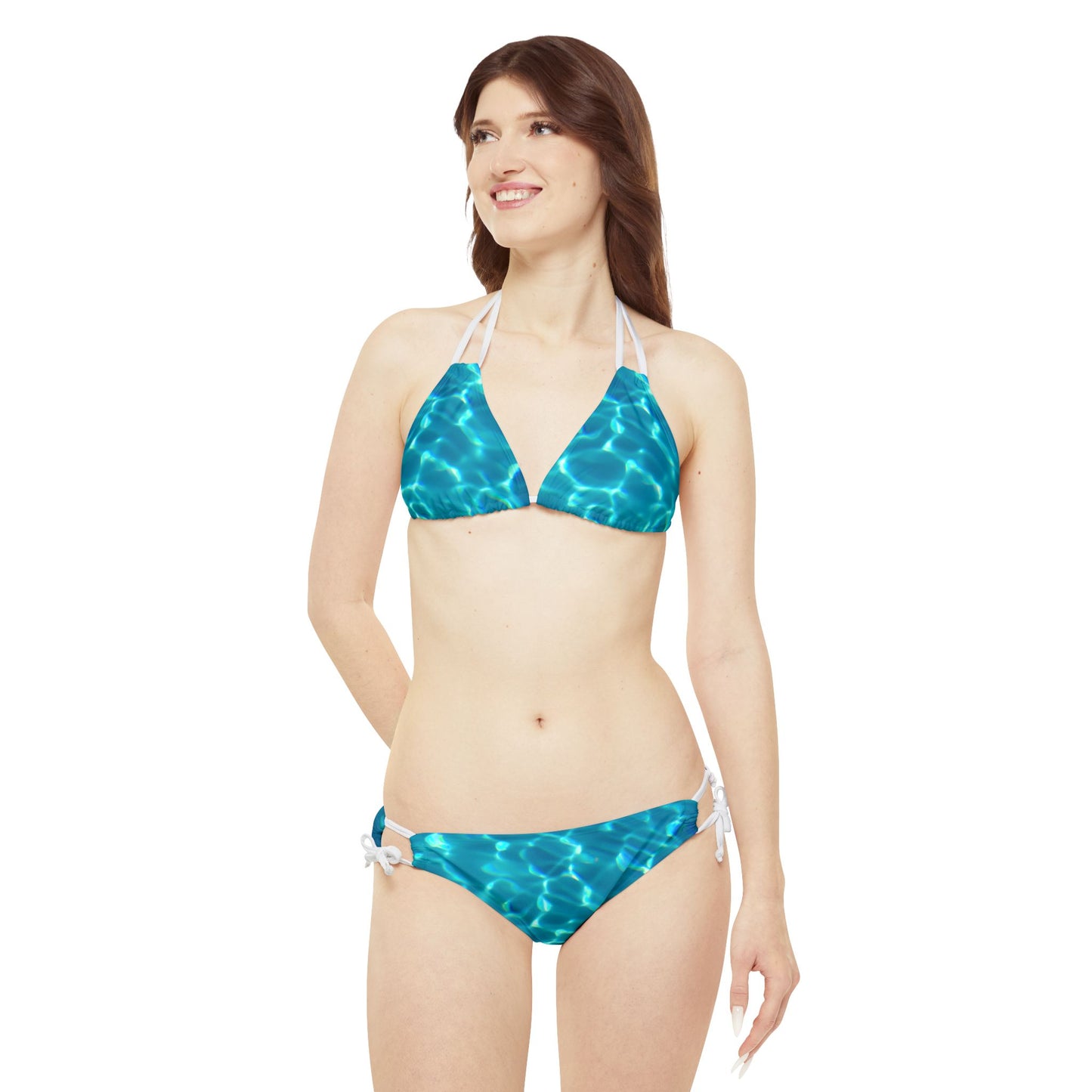 Water Strappy Bikini Set (AOP)