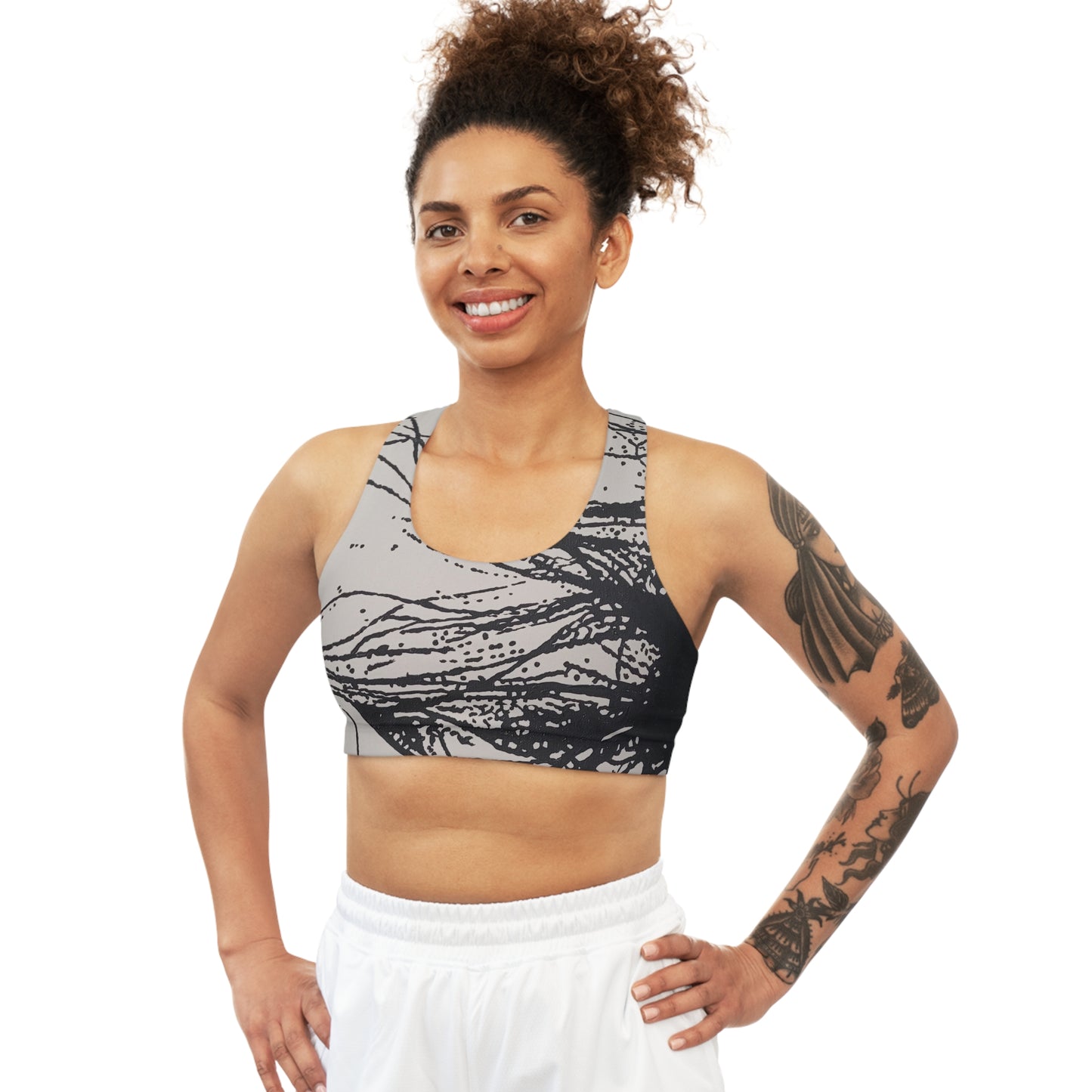 Windswept Seamless Sports Bra (AOP)