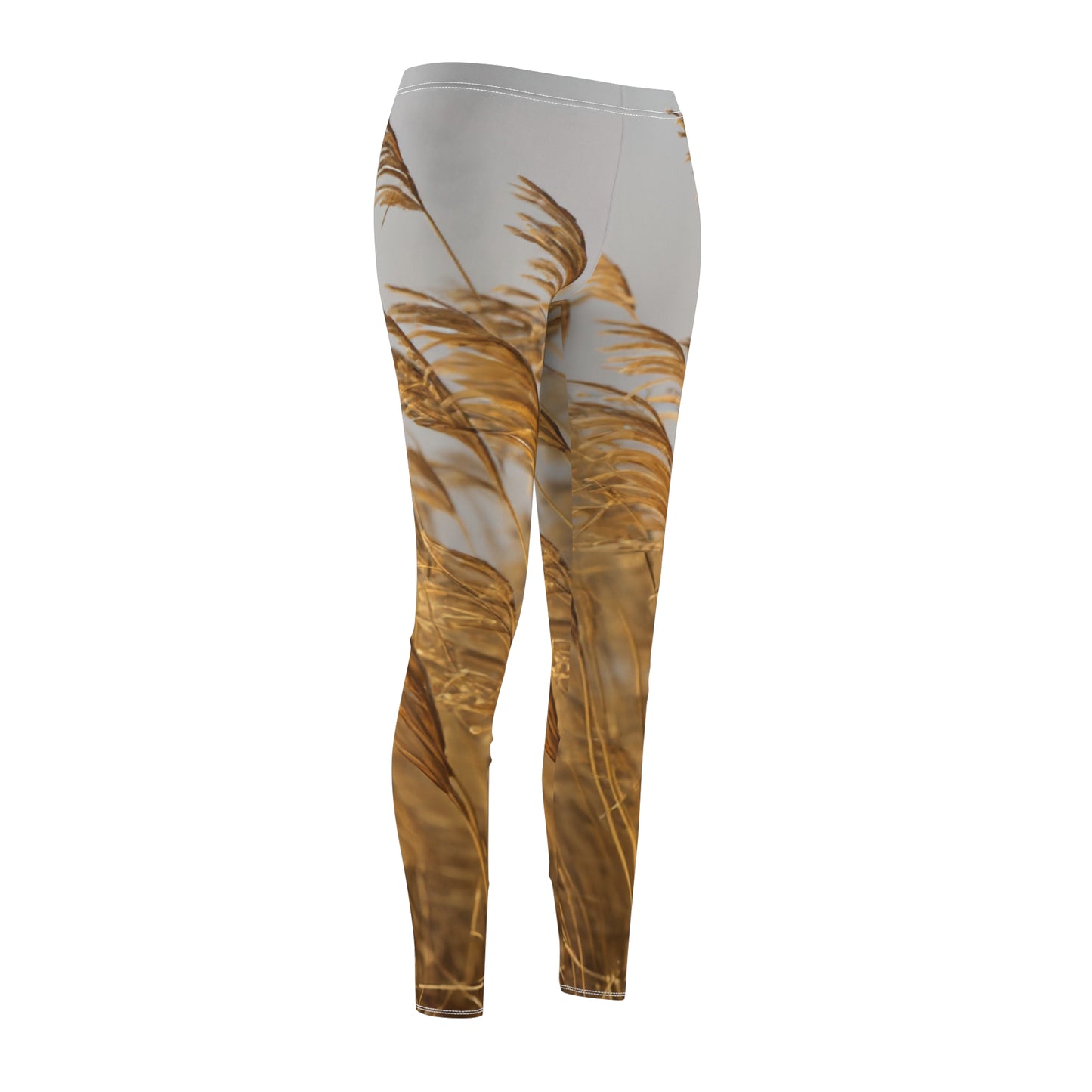 Golden Grass Women's Cut & Sew Casual Leggings (AOP)