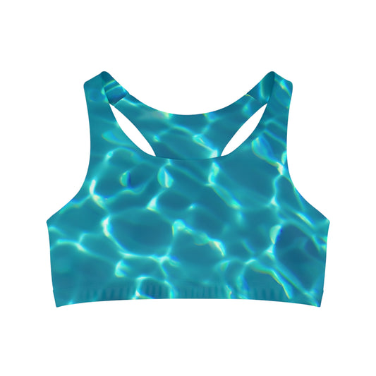 Water Seamless Sports Bra (AOP)