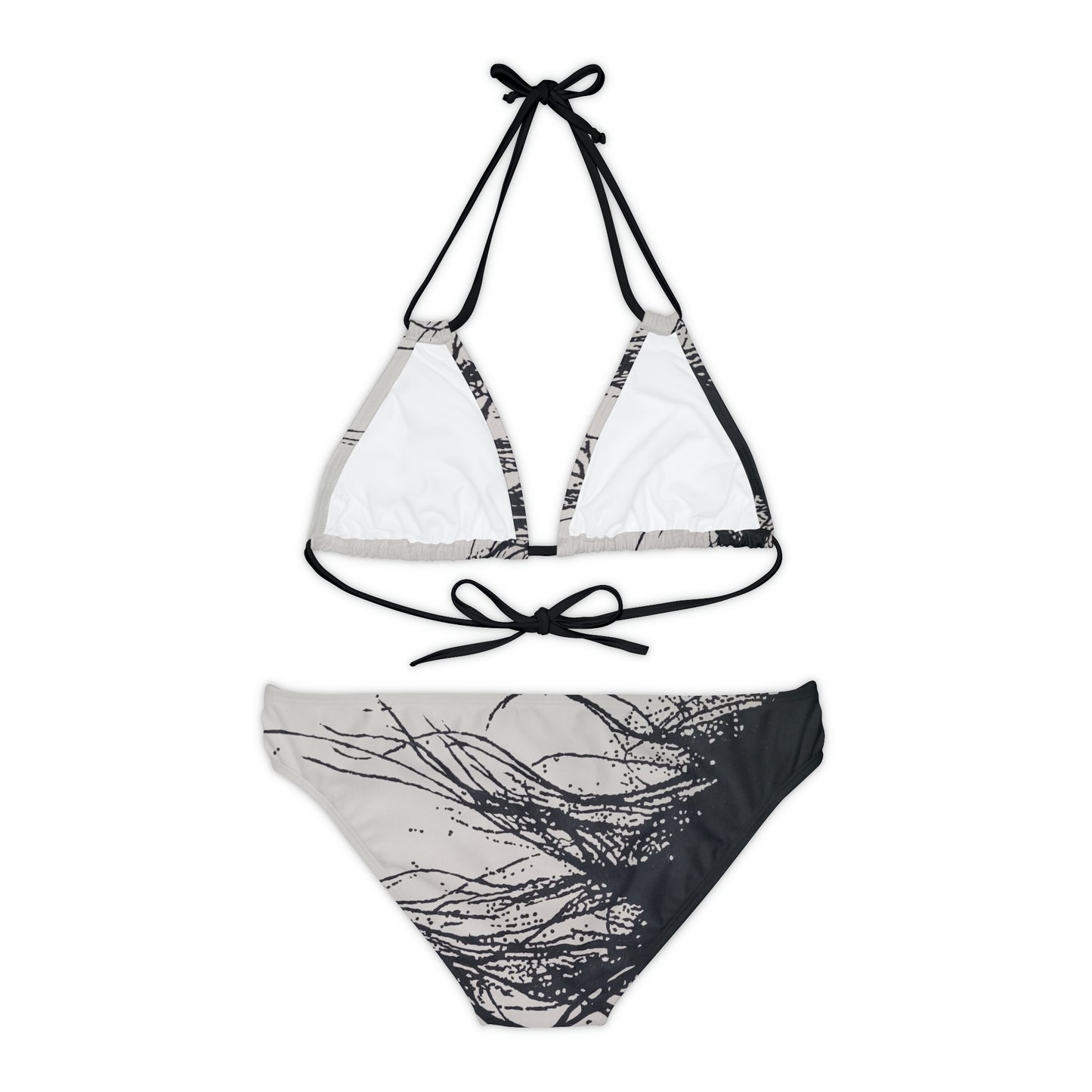 Windswept Strappy Bikini Set (AOP)