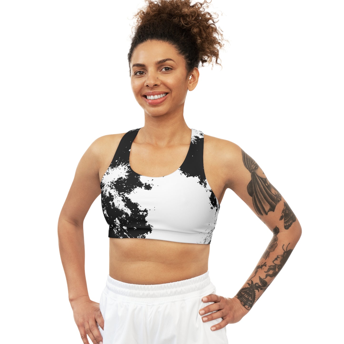 Moon Seamless Sports Bra (AOP)