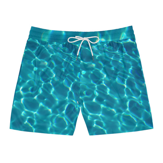 Water Men's Mid-Length Swim Shorts (AOP)